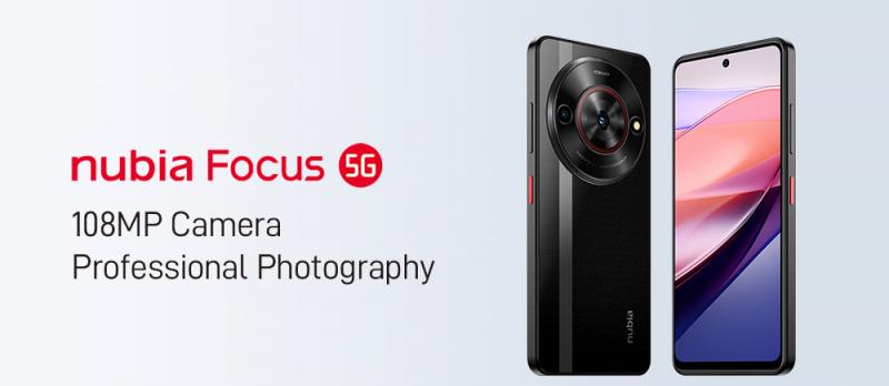 A 108-Megapixel Nubia Focus 5G Pro Camera Phone, Priced at $200, was Unveiled by ZTE