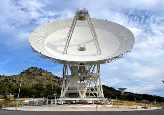 NASA Uses One Dish To Communicate With Spacecraft Via Both Radio And Laser Technology