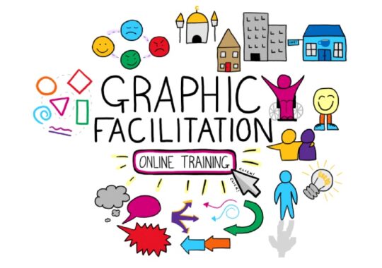 What is meant by the term graphic facilitation and what does it entail?