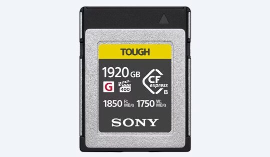 Sony Electronics Unveiled the CFexpress Type B TOUGH Memory Cards in Two Capacities: 240GB and 480GB