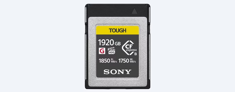 Sony Electronics Unveiled the CFexpress Type B TOUGH Memory Cards in Two Capacities: 240GB and 480GB