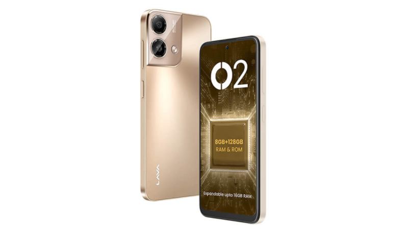 Lava O2 Royal Gold Color Now Available in India Prices and Specifications