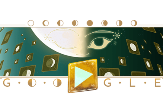 Google Unveiled Interactive Doodle To Celebrate The Last Half-moon of March 2025